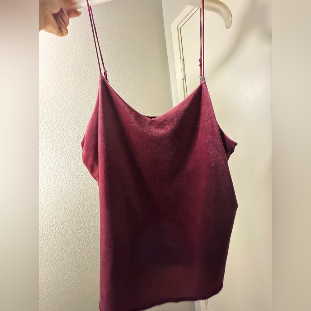 Red Velvet Spaghetti Strap